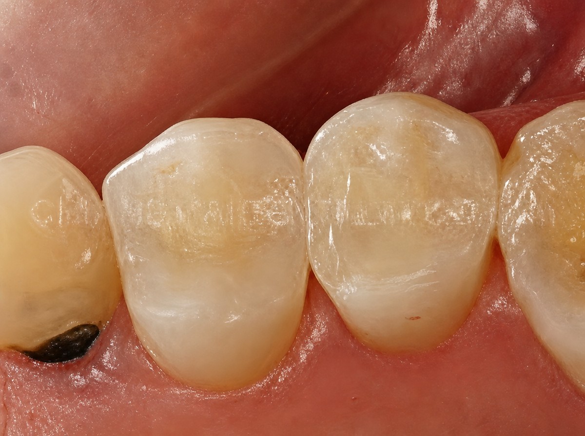 Teeth cleaning (scaling) result at Dental 4 You Clinic, visibly cleaner and healthier teeth