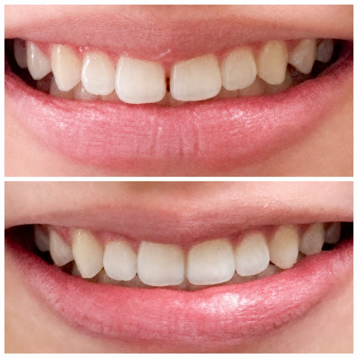 نتائج قبل وبعد تقويم Invisalign في عيادة Dentist at home، تشونبوري – أسنان أكثر استقامة
