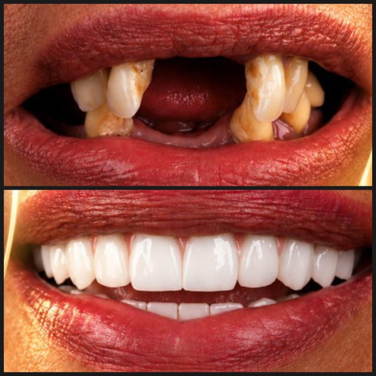 before and after photo