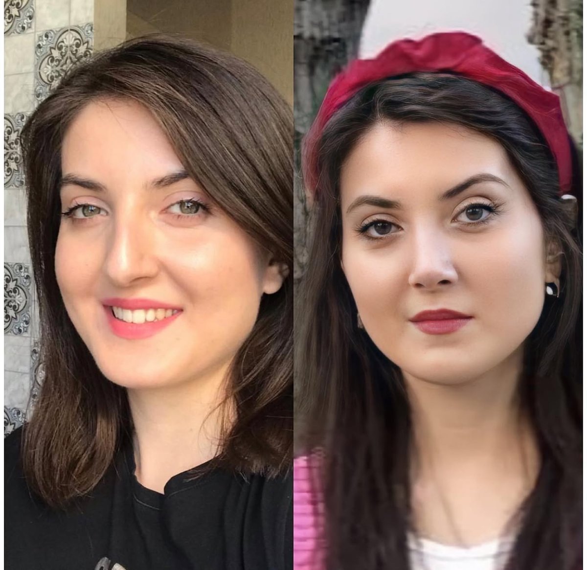 before and after photo
