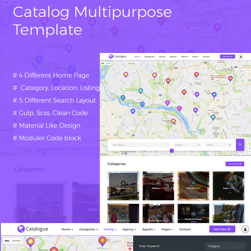 Catalog Multipurpose Directory Website Template