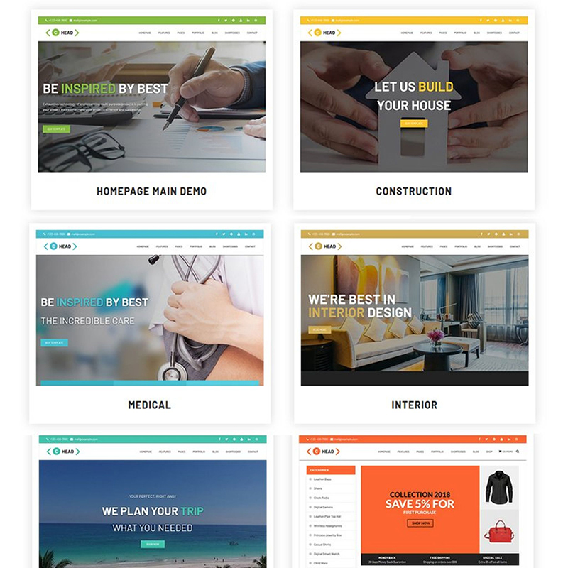 C-HEAD - Responsive Multipurpose Website Template