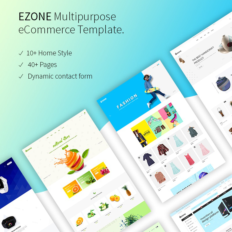 Ezone - eCommerce Website Template