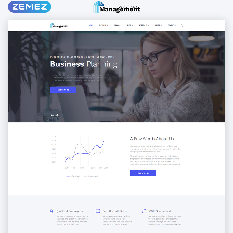 Consulting Multipage HTML Template