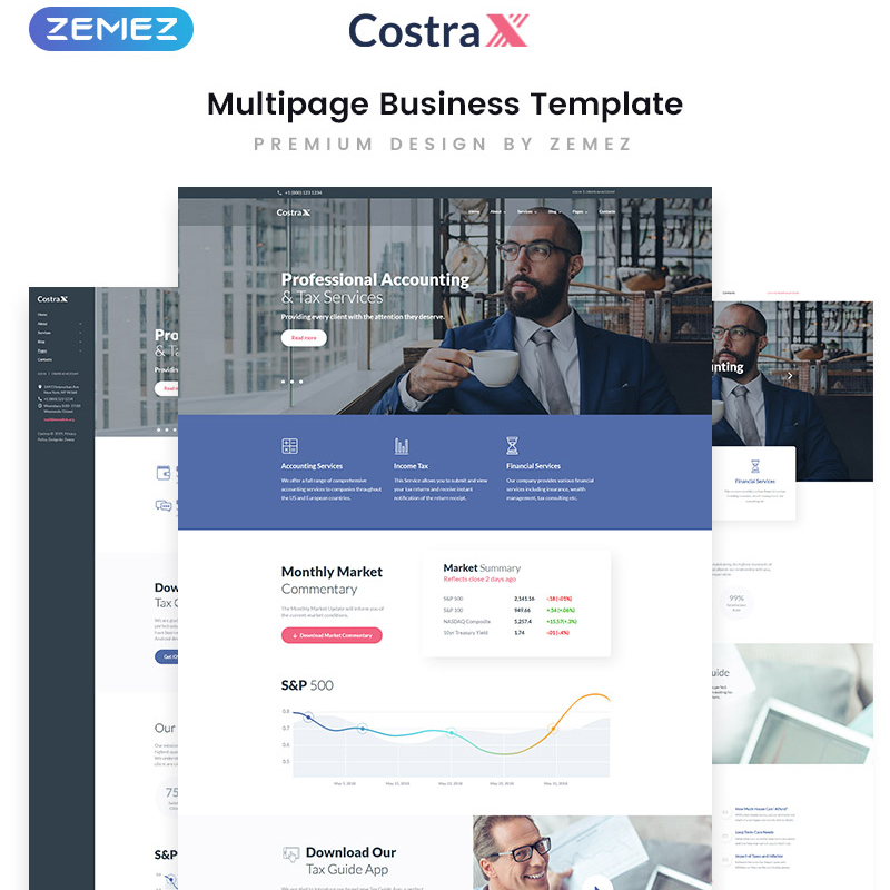 Accounting Services Multipage HTML5 Template