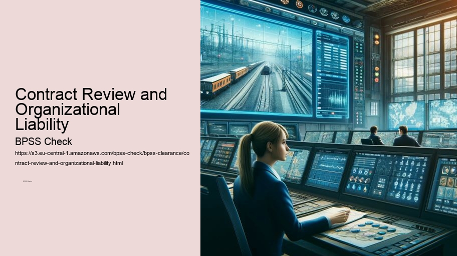 Contract Review and Organizational Liability  