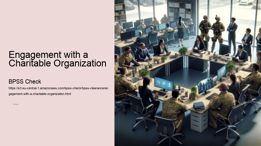 Engagement with a Charitable Organization  