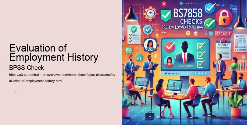 Evaluation of Employment History  