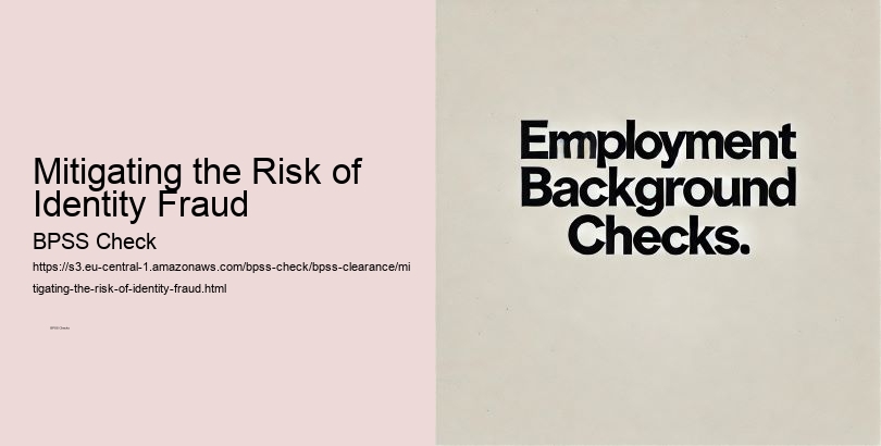 Mitigating the Risk of Identity Fraud  