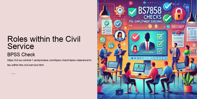 Roles within the Civil Service  