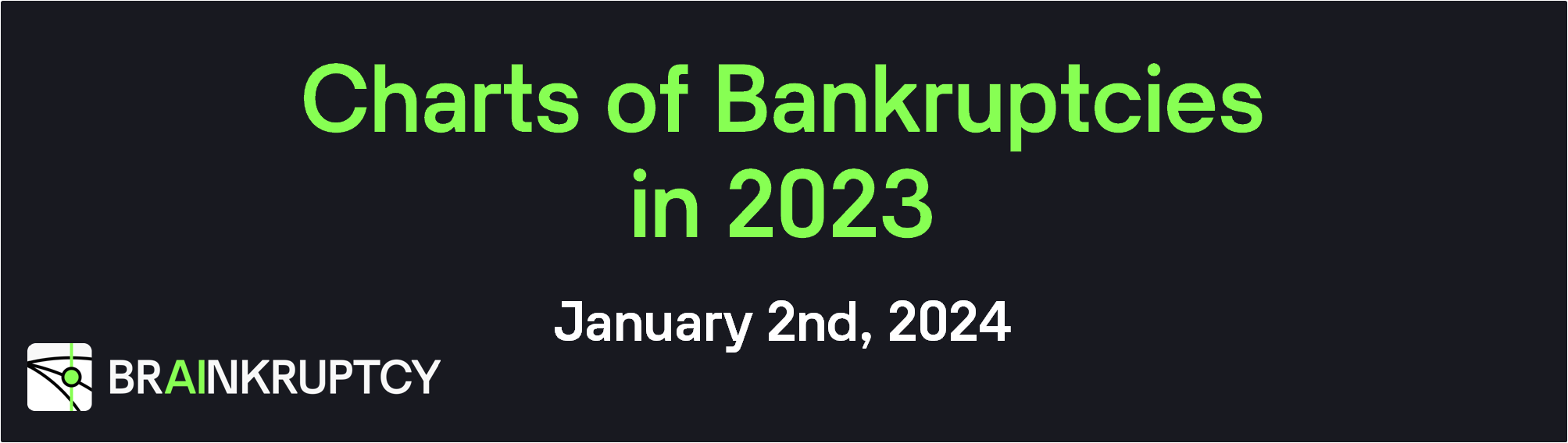 Charts of Bankruptcies in 2023