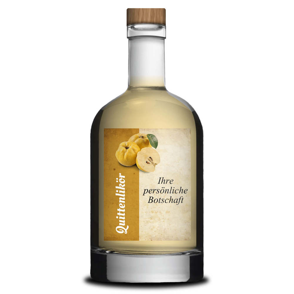 Likoerflasche quitte