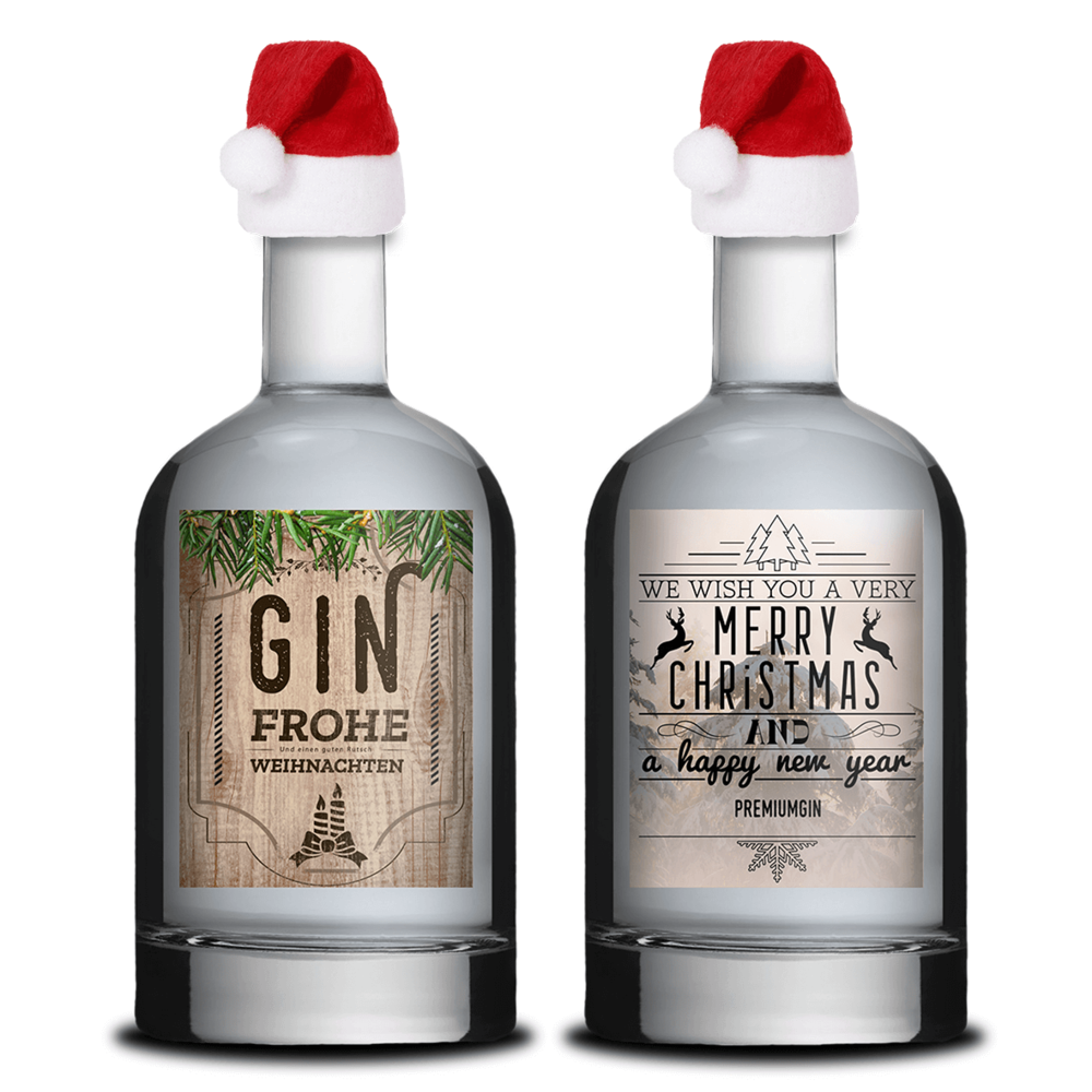 2 weihnachten zwei gin