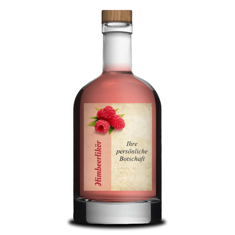 Likoerflasche himbeere