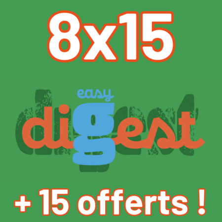 8 sachets de 15 sticks + 1 sachet gratuit (135 sticks)