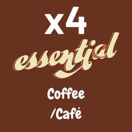 4 doypacks Essential Café (60 repas)