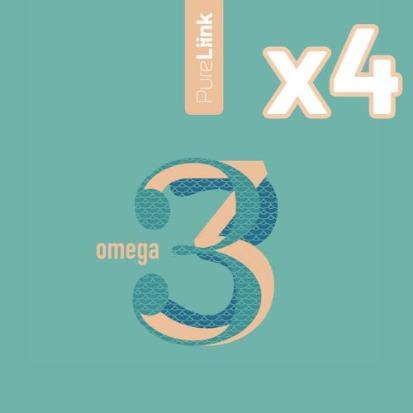 4 sachets Omega 3 (480 capsules)
