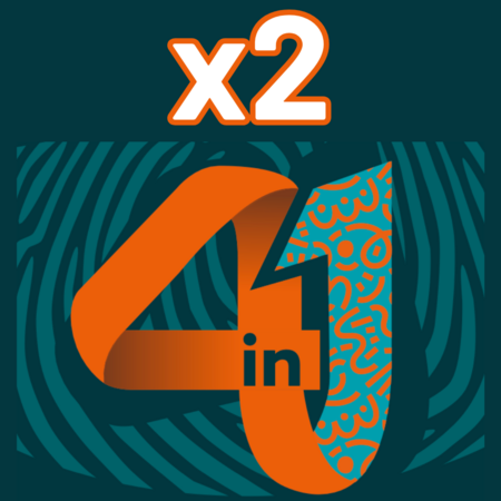 2 doypacks de 4in1 (20 boissons)