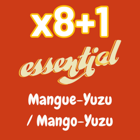 8 doypacks Essential Mangue - Yuzu +1 offert (135 repas)