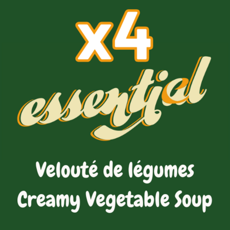 4 doypacks Essential Légumes (60 repas)