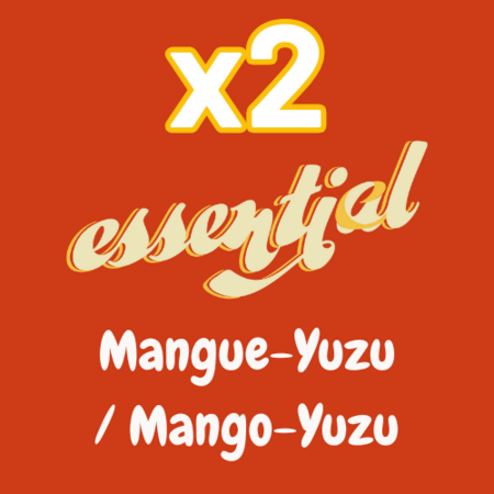 2 doypacks Essential Mangue - Yuzu (30 repas)