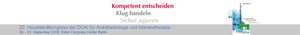 HAI 2018 - Der 20. Hauptstadtkongress der DGAI mit Pflegesymposium und Rettungsdienstforum