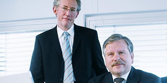 Dr. Thomas Stiefel und Ortwin Kottwitz