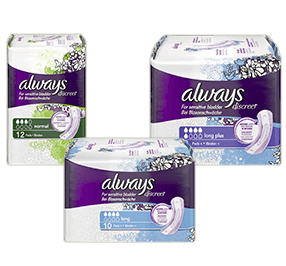 Always Discreet Einlagen Always Discreet Einlagen