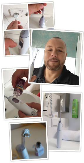 Bilder vom men's brands-Test des Philips Sonicare AirFloss Ultra Bilder vom men's brands-Test des Philips Sonicare AirFloss Ultra