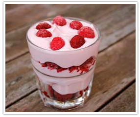 Joghurt-Quark-Creme in fünf Geschmacksrichtungen Joghurt-Quark-Creme in fünf Geschmacksrichtungen