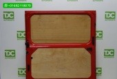 Ford Transit ('06-'14) Schuifdeur links dicht rood H1 / L2