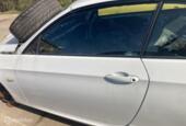 Deur linksvoor wit BMW 3-serie Cabrio E93 LCI ('10-'14)