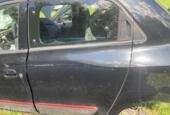 Achterdeur linksachter zwart Renault Twingo III ('14-'19)