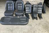 Bekleding set zwart leder Volvo V70 III ('07-'17)
