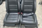 Bekleding set grijs leder Volkswagen Touran III ('10-'15)