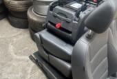 Bekleding set grijs leder Volkswagen Touran III ('10-'15)
