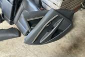 Bekleding set zwart leder Volvo V70 III ('07-'17)