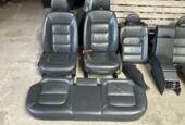 Bekleding set zwart leder Volvo V70 III ('07-'17)