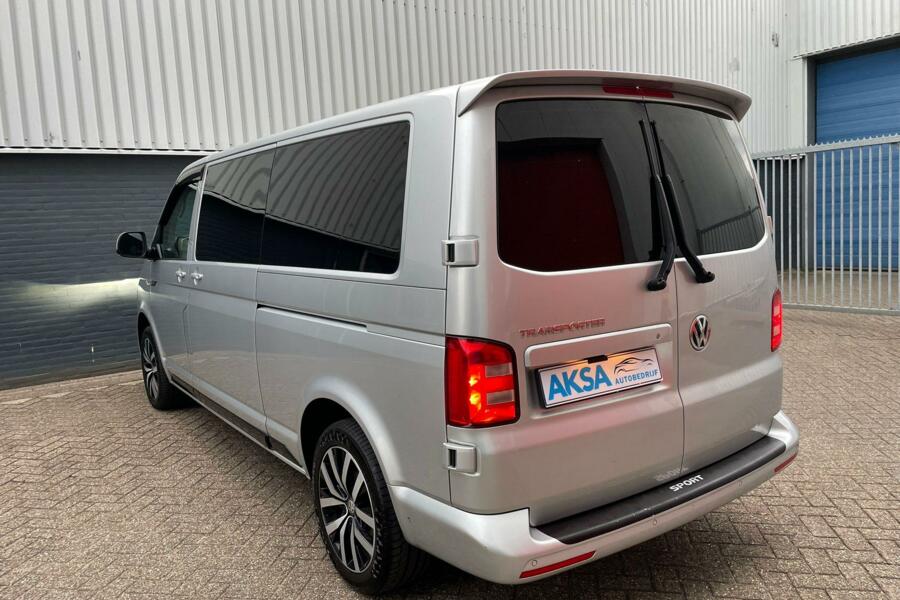 Volkswagen Transporter 2.0 TDI 204 pk Sport L2H1 DC DSG Schuifdak Leder ACC LED 2 x schuifdeur