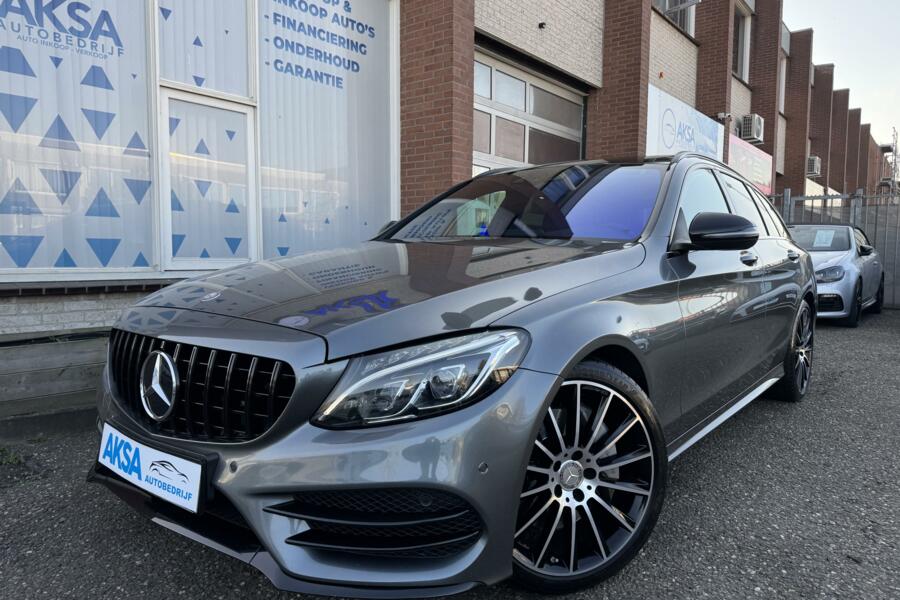 Mercedes C-klasse Estate 300 Prestige Pano Burmester HeadUp Leder Blindspot Camera Garantie