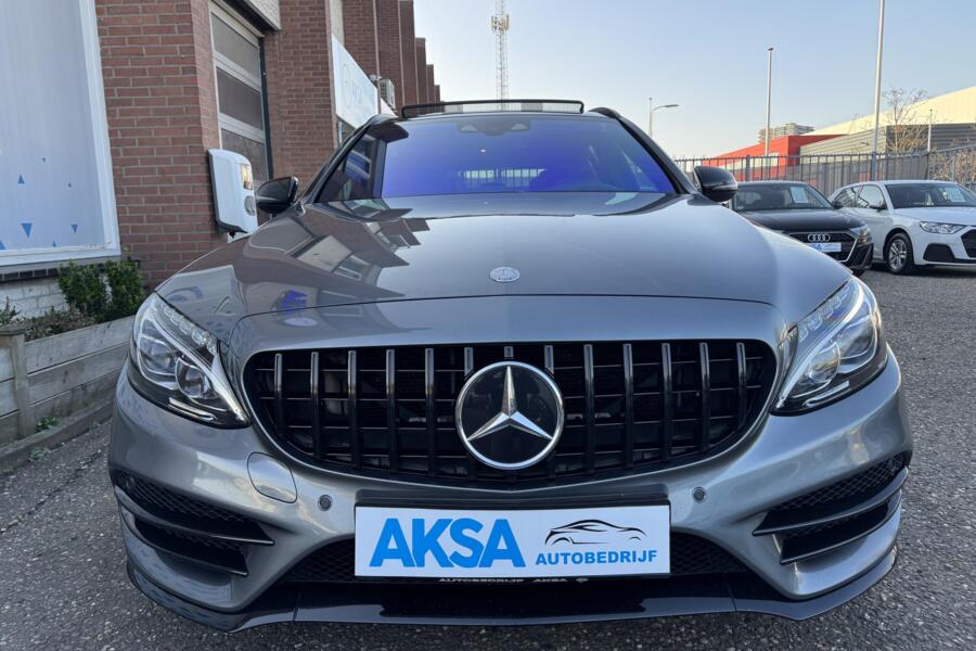 Mercedes C-klasse Estate 300 Prestige Pano Burmester HeadUp Leder Blindspot Camera Garantie