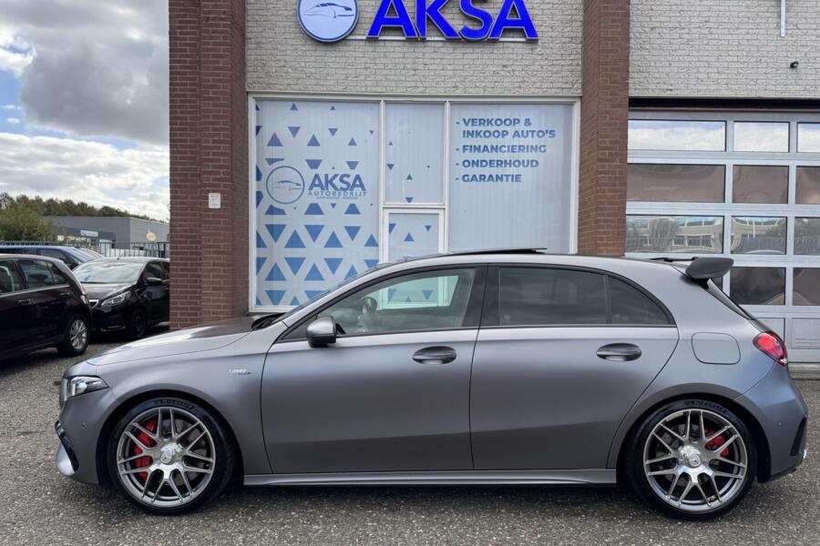 Mercedes A-klasse AMG 45 S 4MATIC+ Edition 1 421pk Fabrieksgarantie Pano Burmeister Memory Blindspot