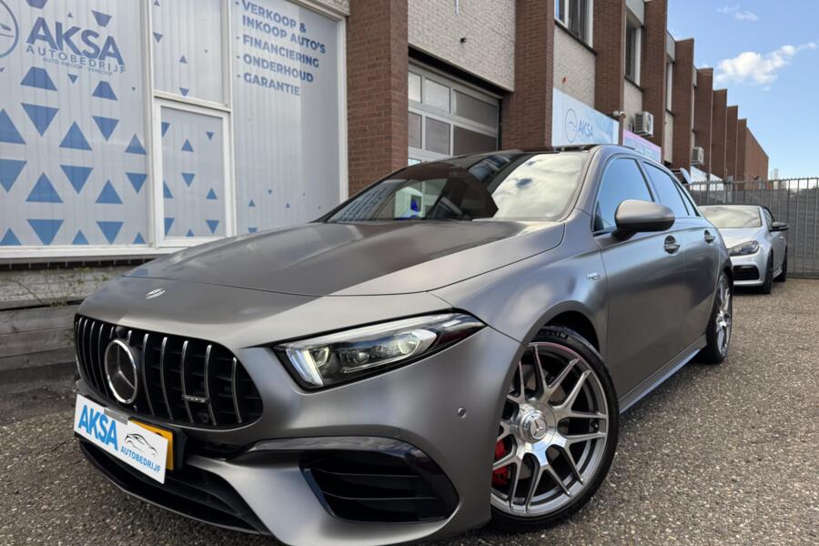 Mercedes A-klasse AMG 45 S 4MATIC+ Edition 1 421pk Fabrieksgarantie Pano Burmeister Memory Blindspot