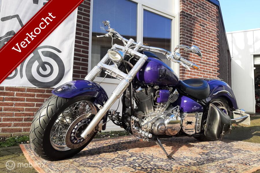 VERKOCHT ! Yamaha XV1600 Wildstar + AANHANGER xv 1600