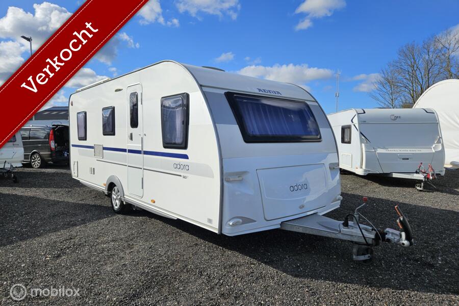 ADRIA ADORA 563 PT 2013, 7 PERS, STAPELBED, MOVER,VOORTENT,