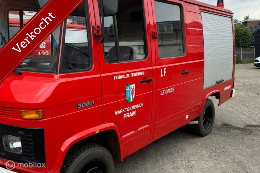 Verkocht Mercedes 508 Hoog D Bandweer 20300 kilometer Camper
