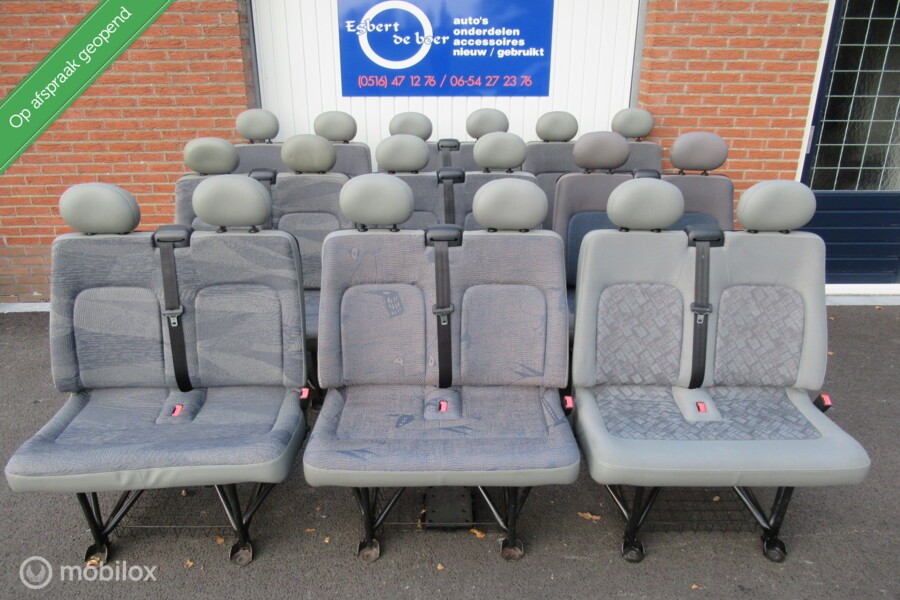 Bank bijrijdersbank Master Movano Interstar, bj '98 tm nu