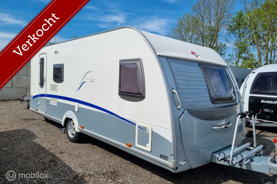 BURSTNER BELCANTO 550 TK 6 PERS,STAPELBED,VOORTENT,MOVER
