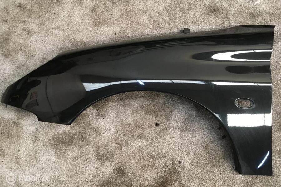 Linker voorscherm origineel zwart Peugeot 206 ('98-'09)