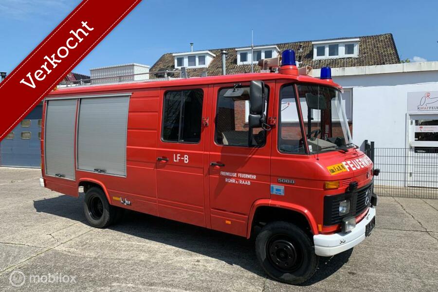 Mercedes 508 D  8.189 KM Brandweer camper